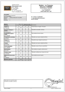 Bulletin périodique lycée