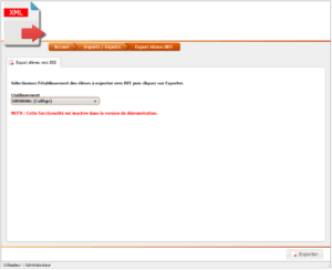 Export des élèves vers Siecle BEE